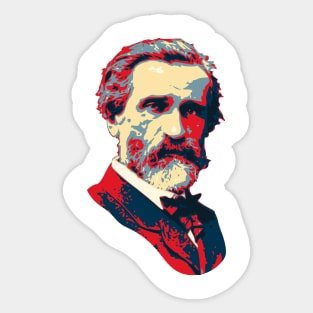 Giuseppe Verdi Pop Art Sticker